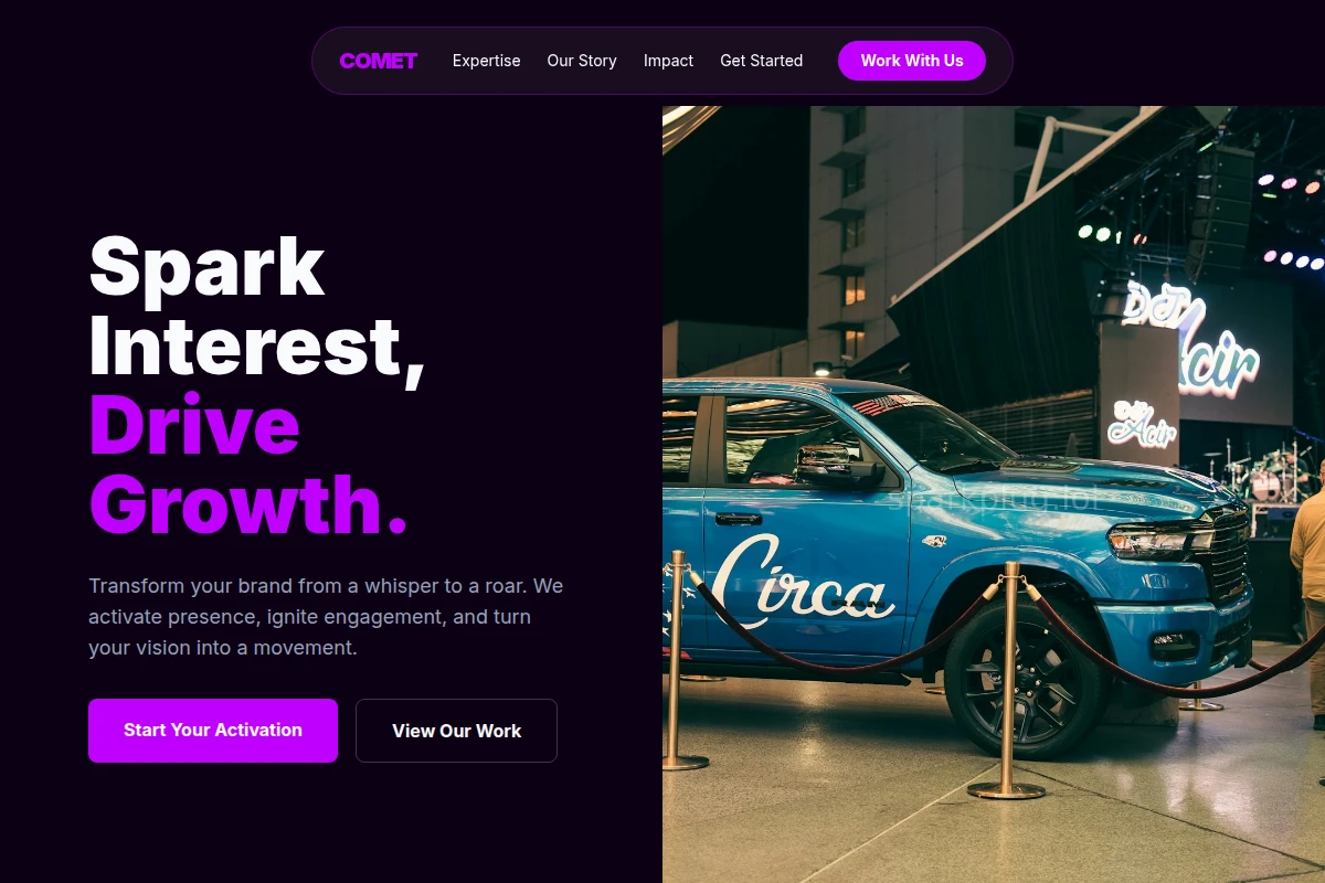 Comet Brand Activation