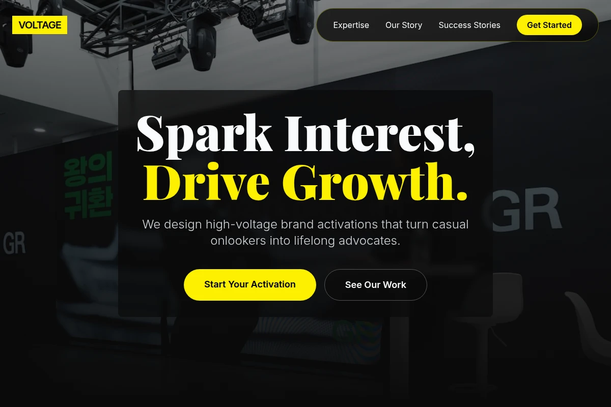 Voltage Event Marketing